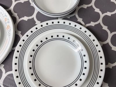Corelle dishes two patterns