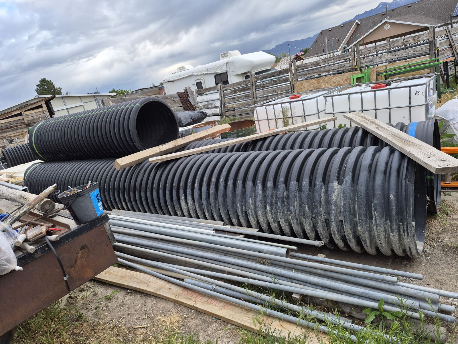 30" dia corrugated pipe