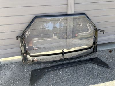 Kawasaki poly carbonate windshield