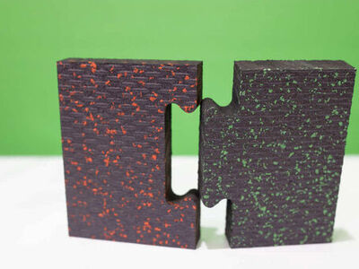 Professional interlocking rubber flooring for Fitness Centers, Gyms, Home Gyms, Horse Stalls, Gymnasiums, and more!