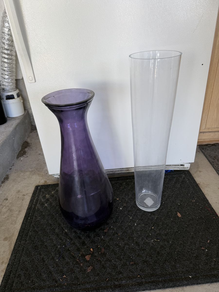 Tall Glass Vases