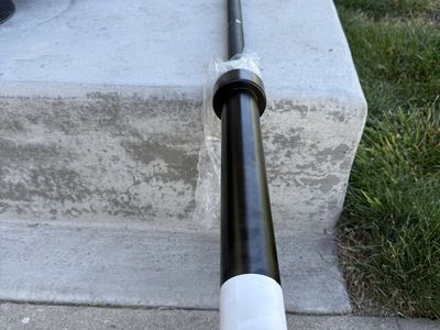 New Black 7 foot 45 Pound Barbell