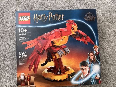LEGO Harry Potter 76394 Fawkes Dumbledore's Phoenix 597 Pcs Building Toy New Sealed Box