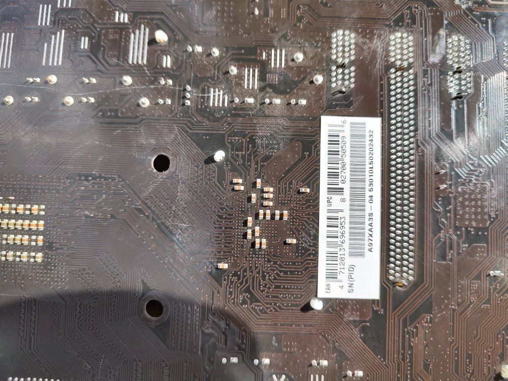 Biostar TA970 AM3+ ATX Motherboard with CPU Socket and Cooling Fan