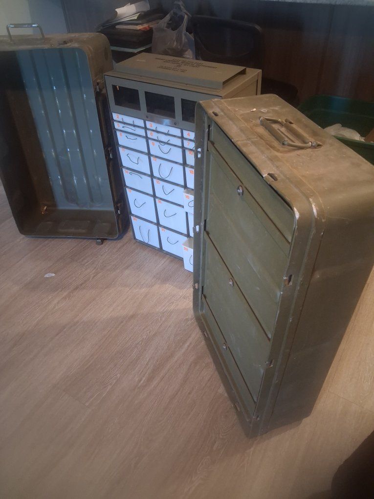 old military medical chest