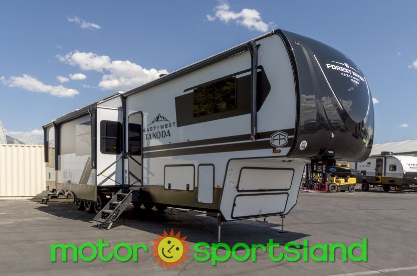 2026 Forest River Takoda 399TH Toy Hauler Garage Loft Rear Entertainment Outdoor Kitchen