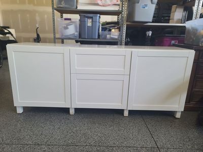 Ikea Besta Dresser Storage 2 Drawers 2 Cabinet