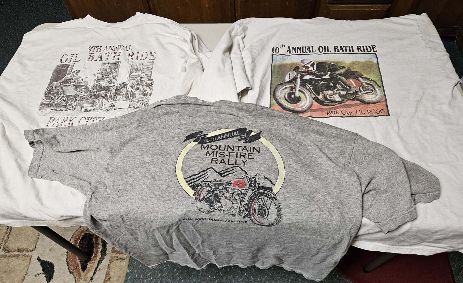 Vintage Utah British Motorcycle Club T-Shirts Men's XL