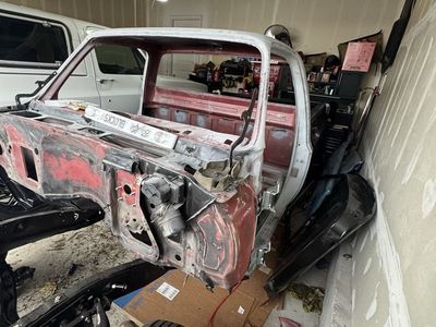 1977 c10 cab and short bed frame