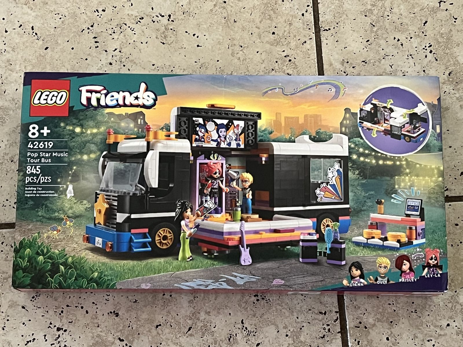 NEW: LEGO Friends Pop Star Music Tour Bus