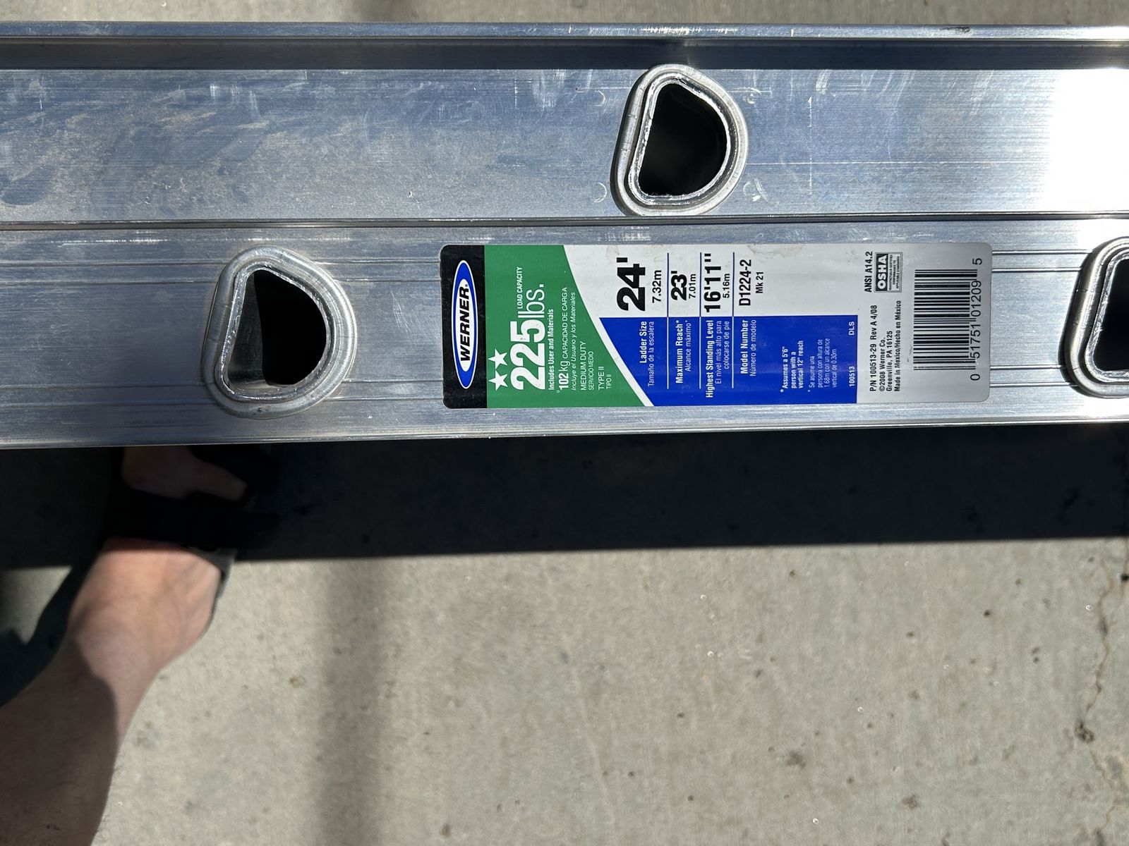 Werner 24 foot ladder