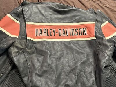 Vintage Harley Davidson Leather Coat