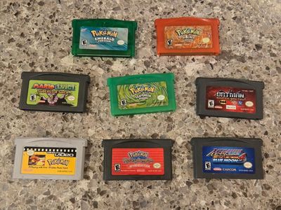 Nintendo Gba game bundle including PokeMon Emerald! Trades considered!