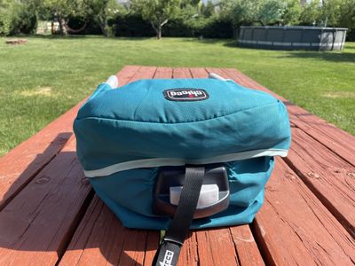 Chicco QuickSeat Hook-On Chair - Portable, Teal, Folds for Travel
