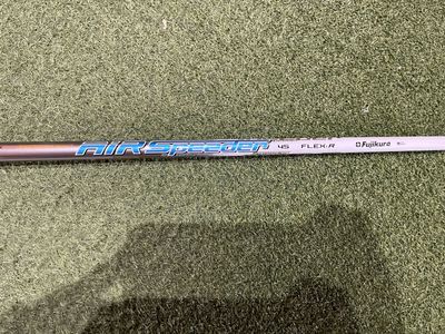 Fujikura Air Speeder driver shaft Taylormade tip