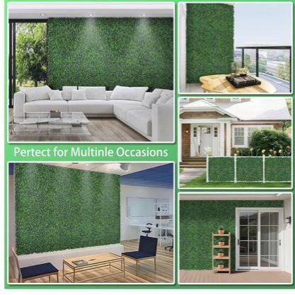 New Artificial Boxwood Roll Privacy Fence 40x120