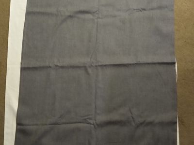 Grey Wool Blend Suiting Fabric