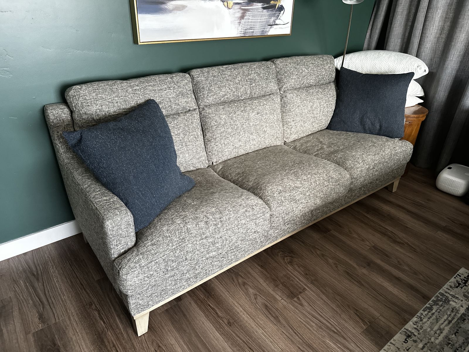 Irvine Speckled Gray Sofa