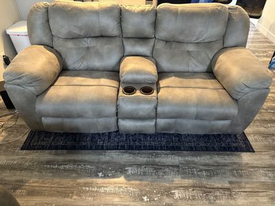Love seat and couch