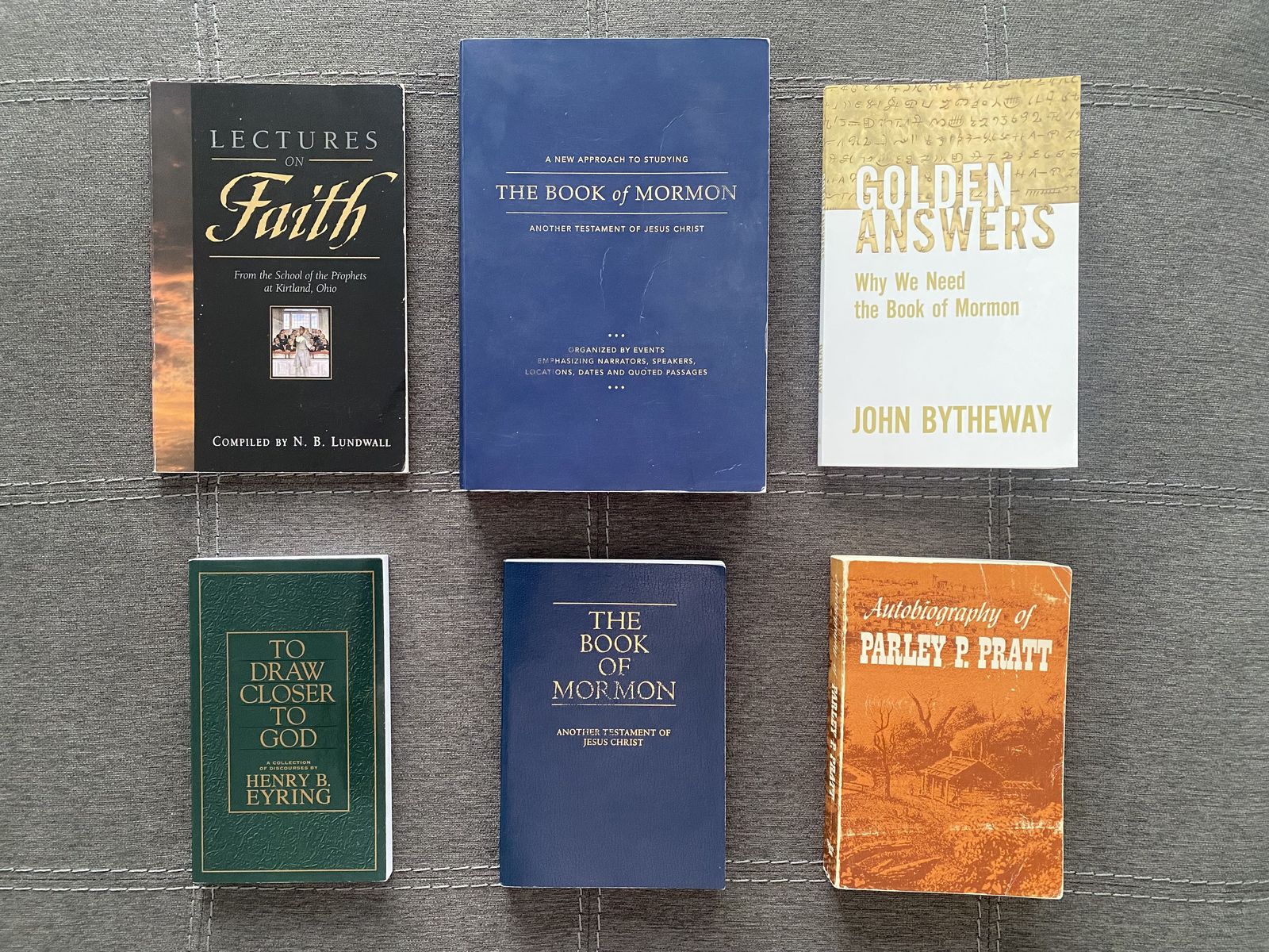 Set of 6 LDS Paperback Books (one hold's collector's value)