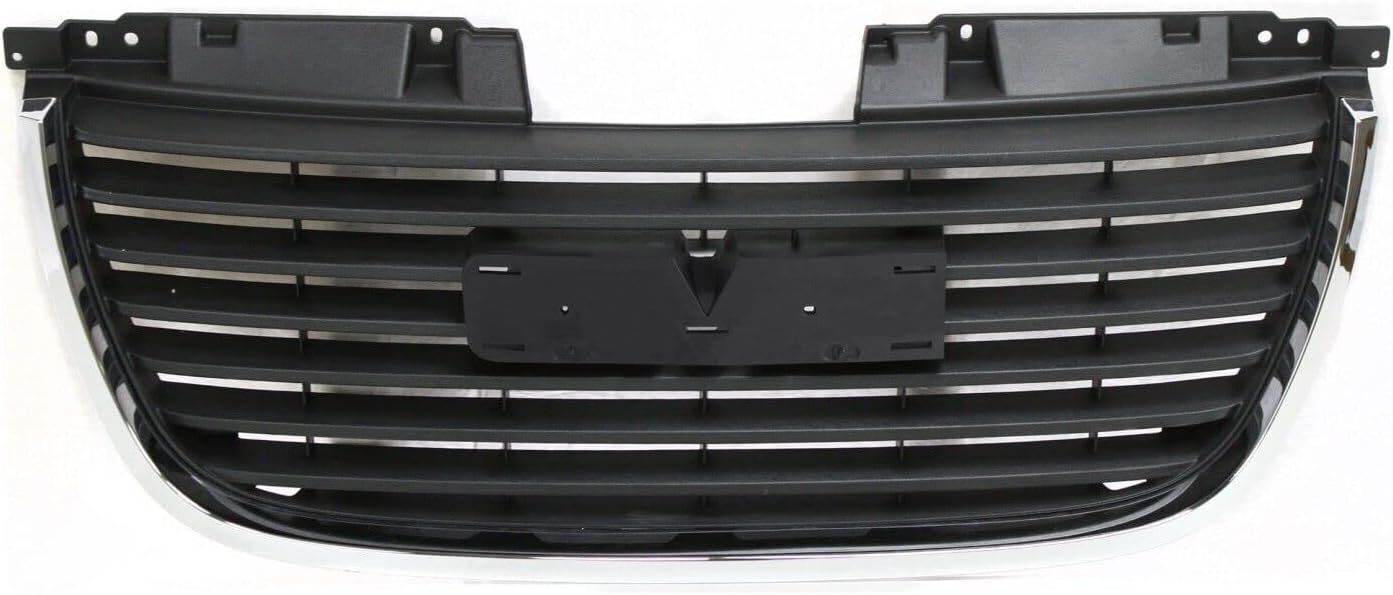 2007-2014 GMC Yukon Front Black Grill with Chrome Frame