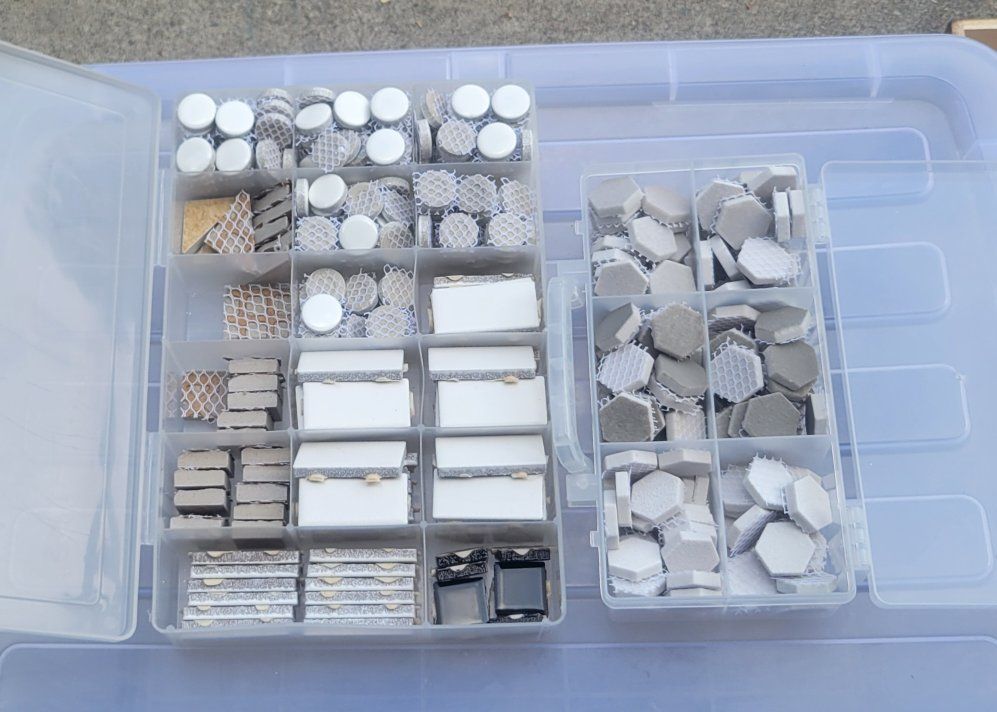 Assorted Mosaic Tiles with Storage Cases