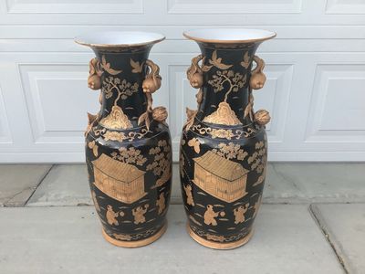 Pair of Chinese Ceramic Vases