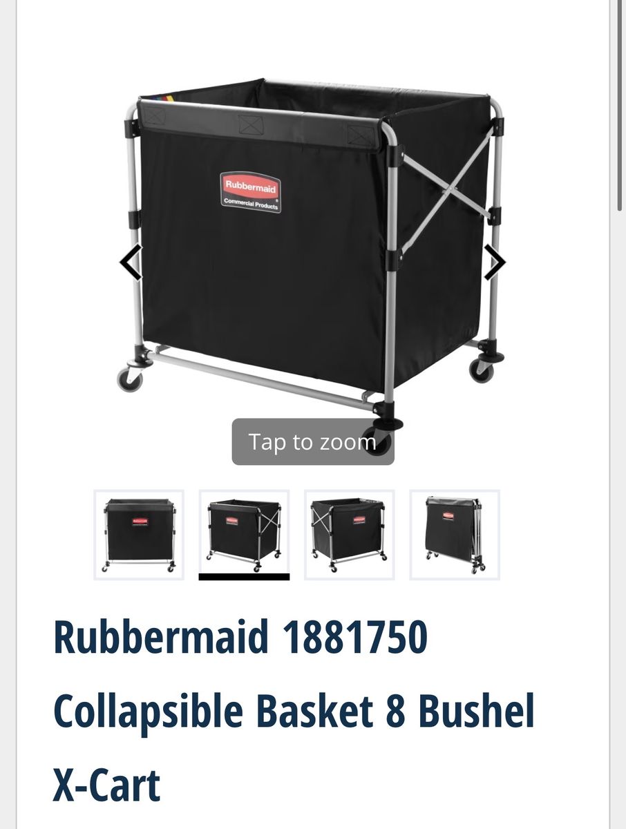 Rubbermaid Collapsible Cart - New -  Damaged Box