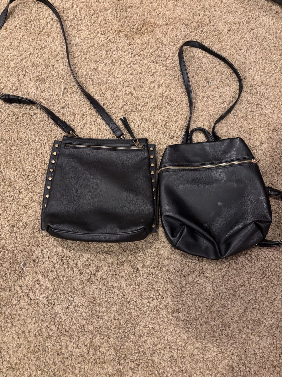 Purse and mini backpack $10/both