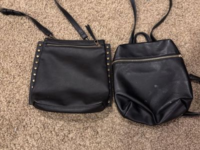 Purse and mini backpack $10/both