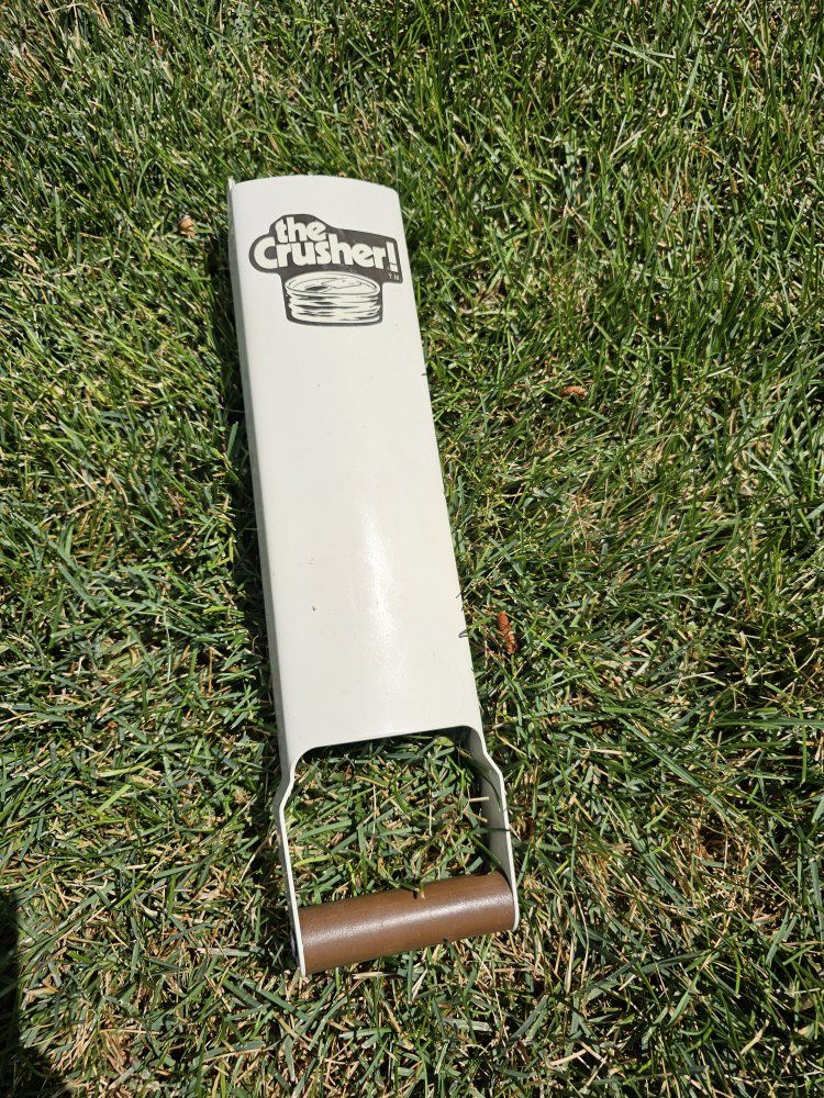 The Crusher! Wall-Mounted Can Crusher - Efficient Recycling Tool
