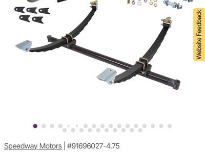 Speedway Straight Axle Kit