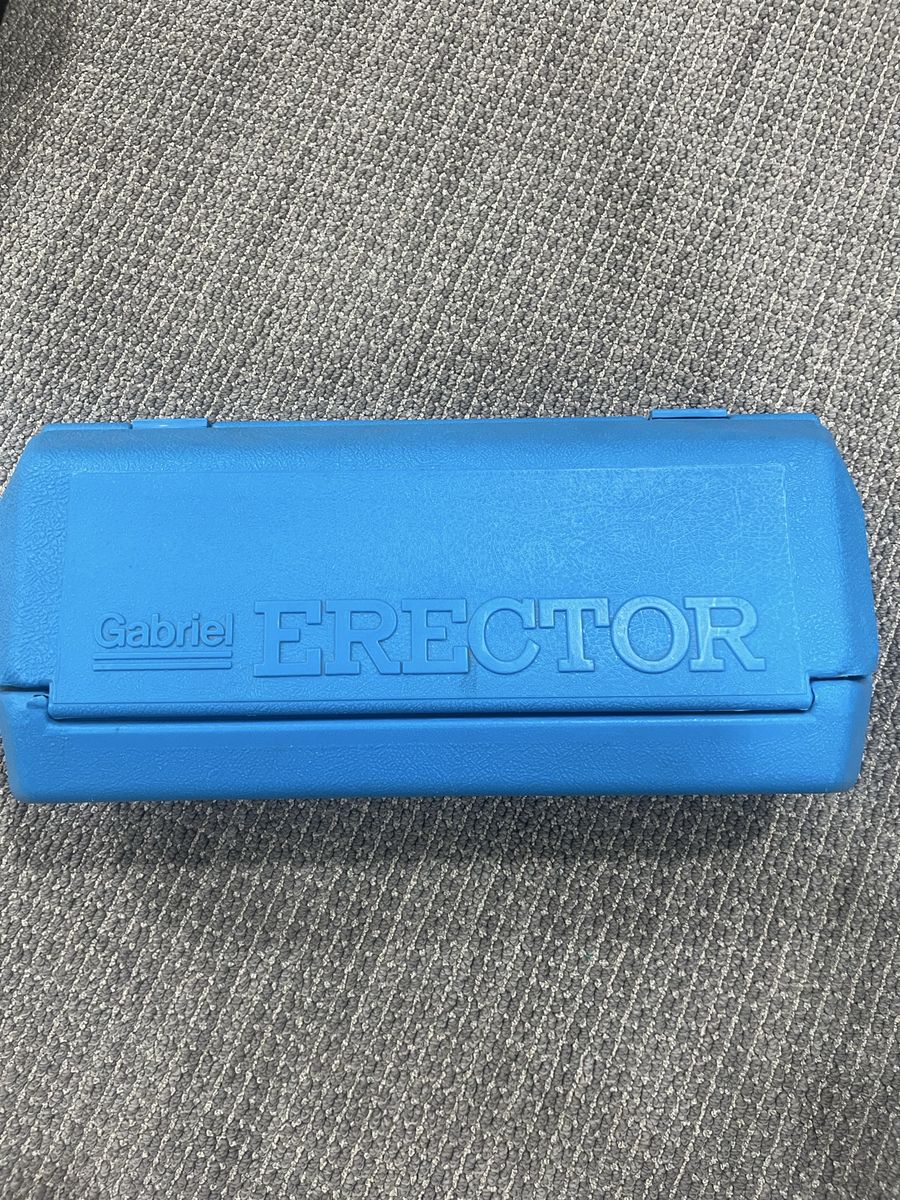 Vintage Gabriel Erector Set with Case - Classic Metal Construction Toy Kit