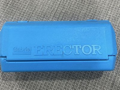 Vintage Gabriel Erector Set with Case - Classic Metal Construction Toy Kit