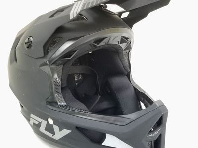 Fly Racing Youth Rayce Bicycle Helmet Matte Black Youth-Small (73-3613YS-L-R2-S2)