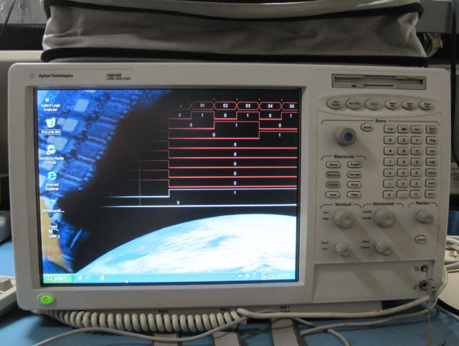 Agilent 1681AD 102 Channel 800 MHz Logic Analyzer