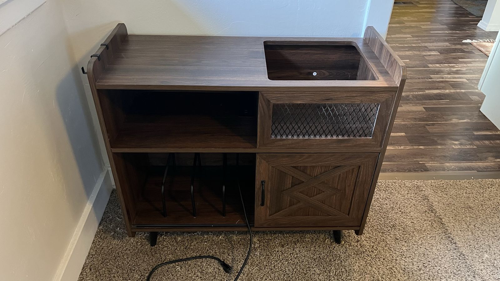 Record Console Cabinet