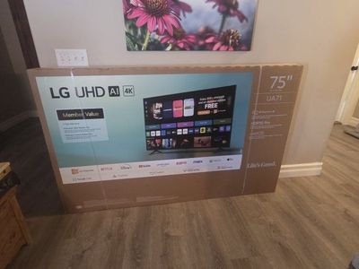 LG 75 inch TV