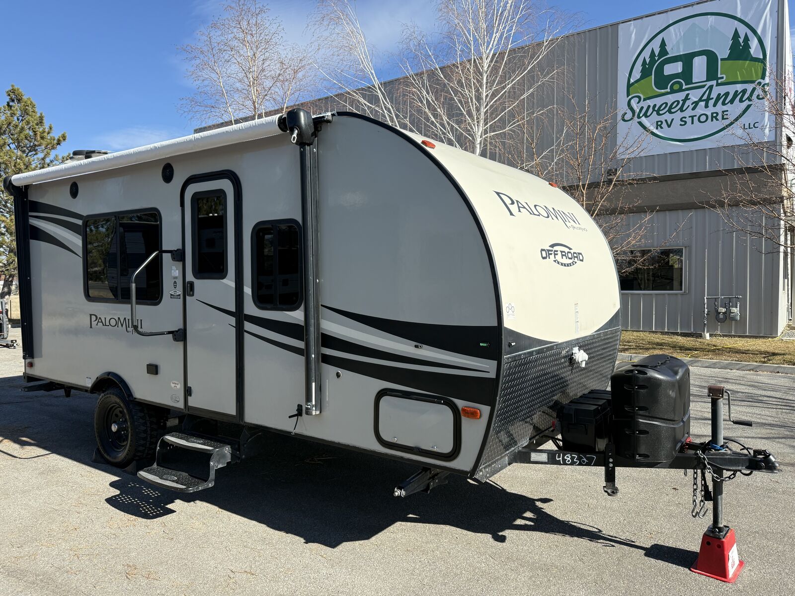 2017 Forest River Palomino Palomini 180FB Couples Coach Travel Trailer