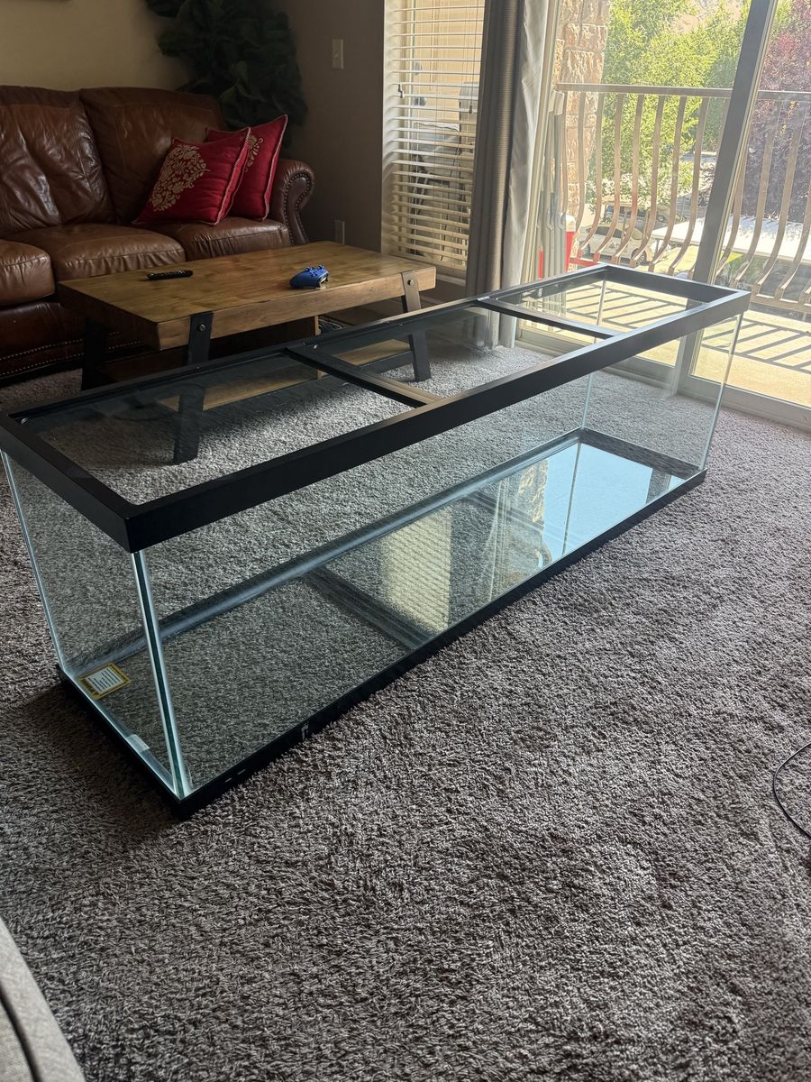 Large Aquarium Tank - 72.5" L x 18.5" W x 23" H