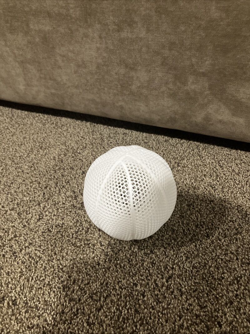 Small Airless Basketball