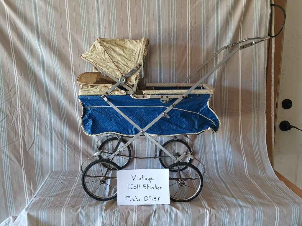 Vintage 1955 Doll Buggy. made by Welsh.