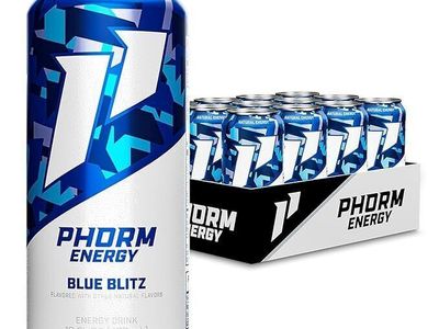 PHORM ENERGY DRINK BLUE BLITZ