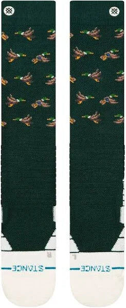 STANCE Huntin Mid Poly Snow Socks - Pine