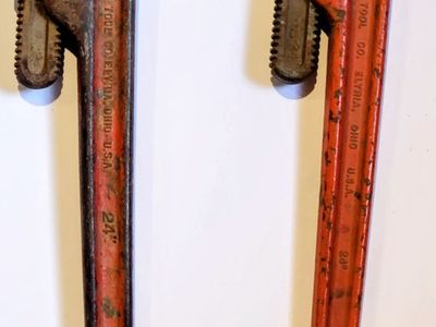 24" RIDGID heavy duty pipe wrench. $35 for 1 or Both for $55. Southeast of Mt Pleasant