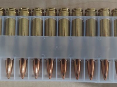 4 Boxes 7.62 X 51 mm + 6 loose TTL 86 Bullets .308 Compatible