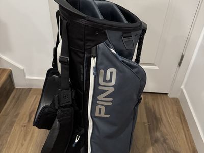 Ping Hoofer Lite Golf Stand Bag Navy Black White