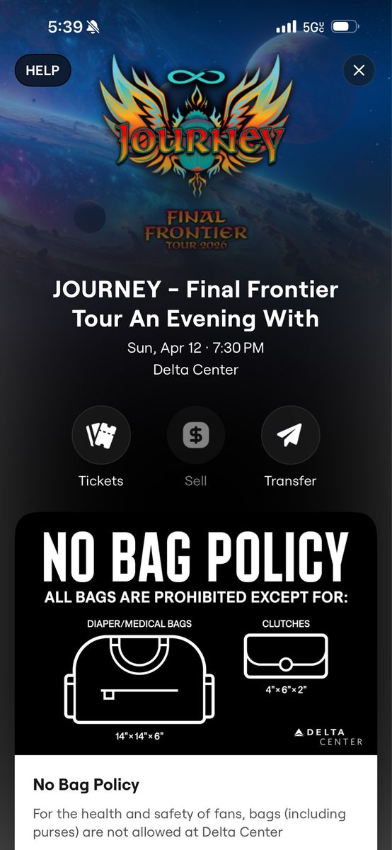 Journey - Delta Center