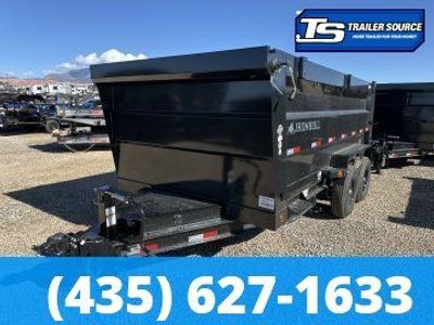 7x14 Iron Bull DTB Dump Trailer - 48" Sides - 15K GVWR