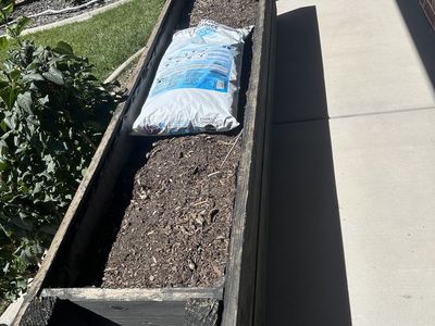 FREE Wooden Raised Garden Planter Box with Soil